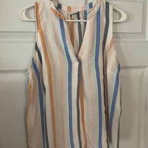 Target a new day v-neck vertical stripe shirt